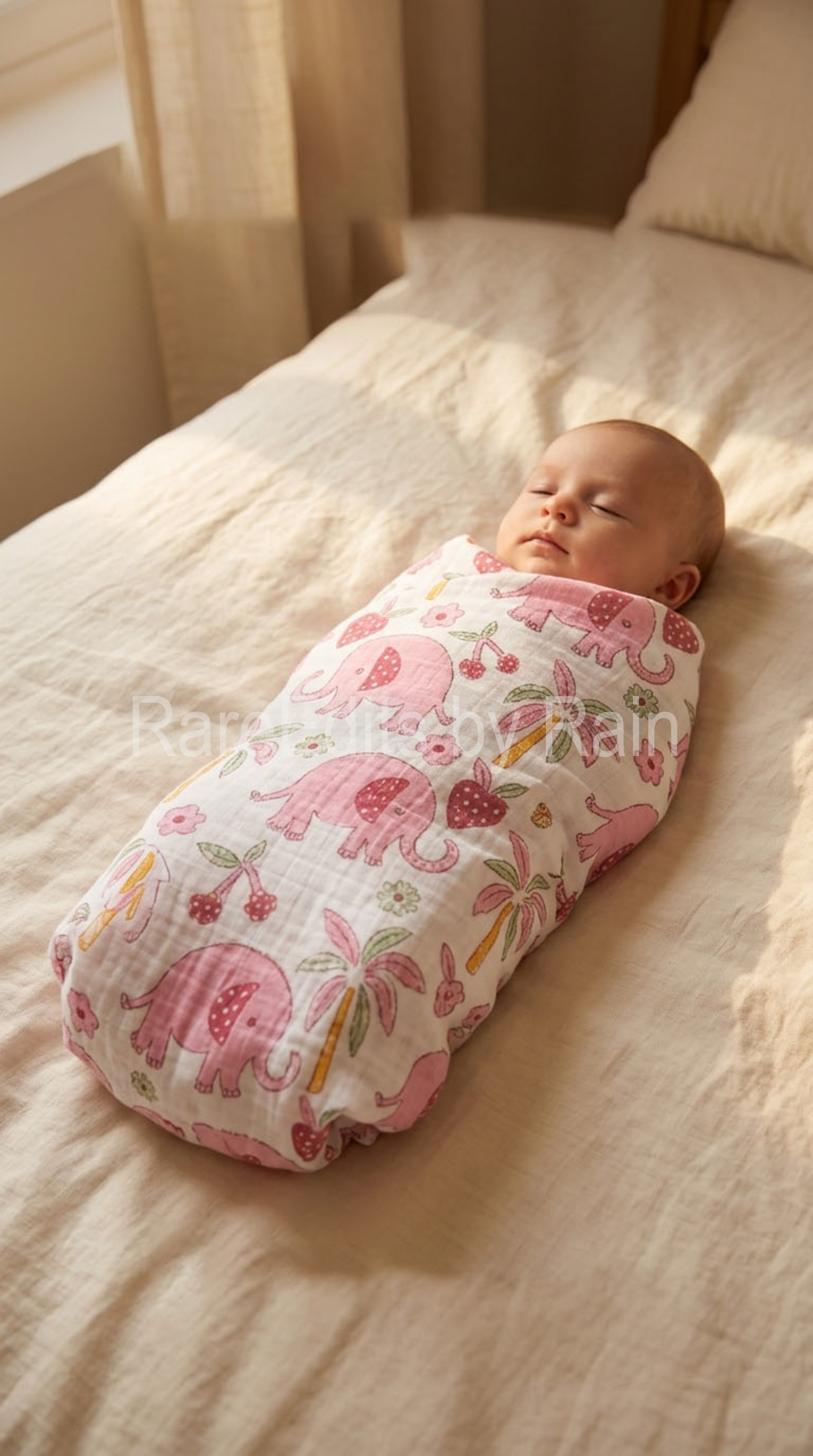 HB05 Handblock Baby Swaddles