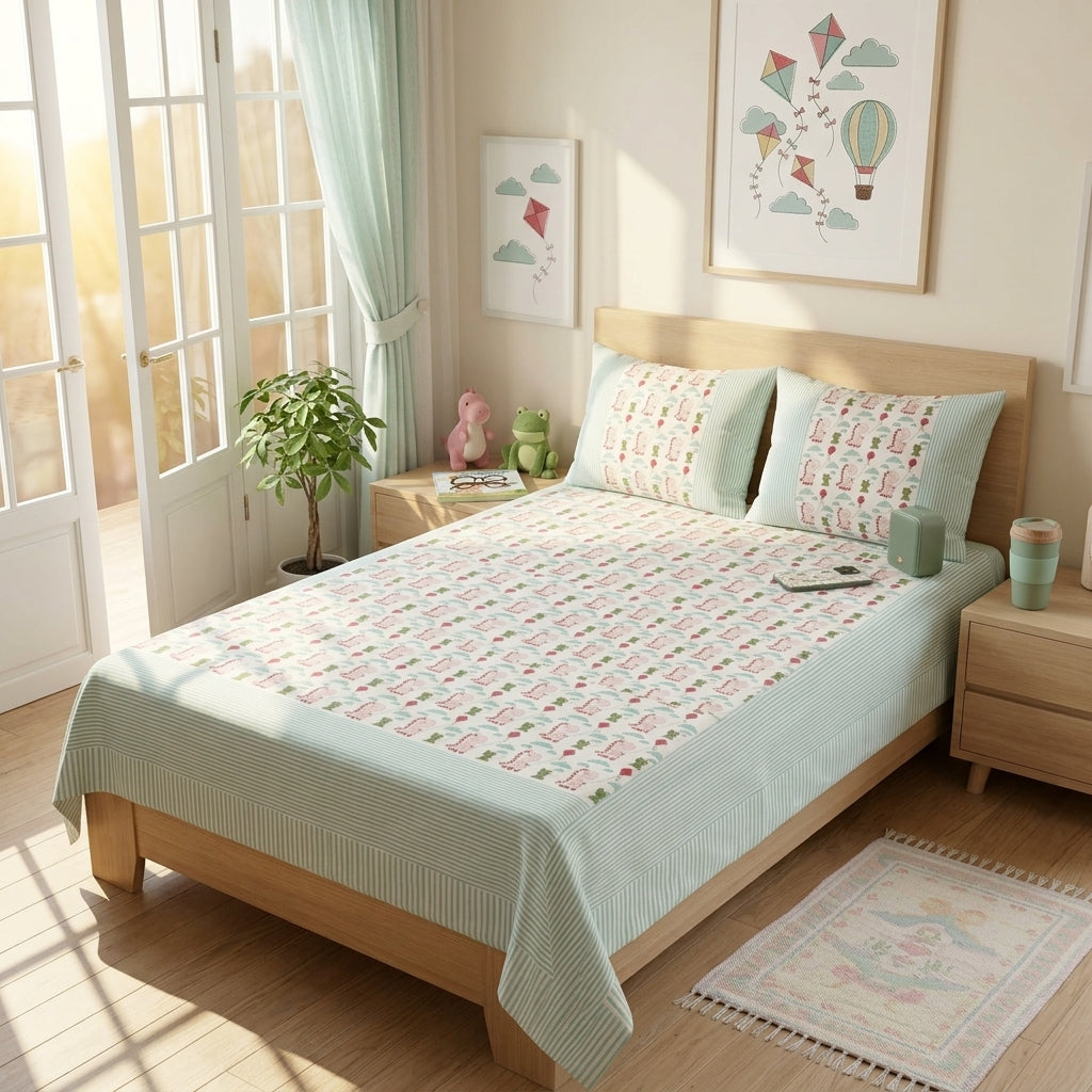 PB04-Premium 300TC Percale Bedsheet
