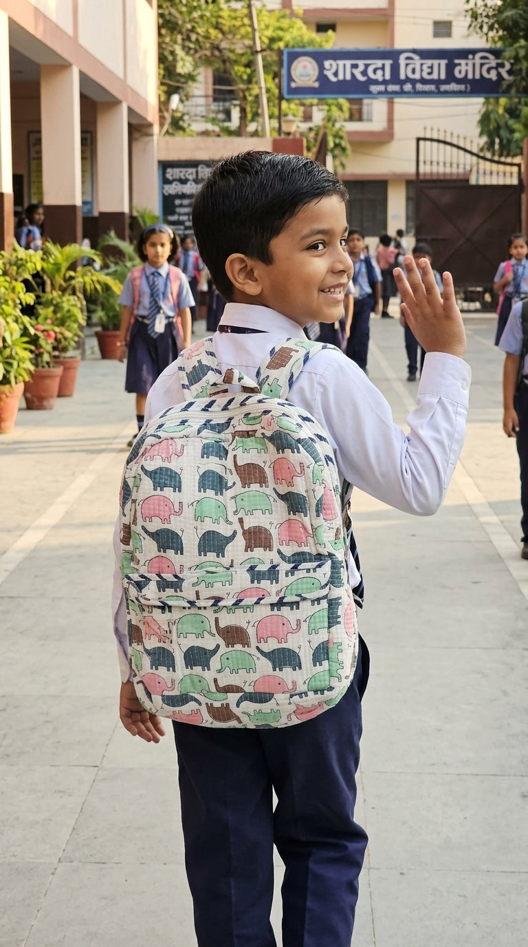 KB02 Kids Quilted Backpacks