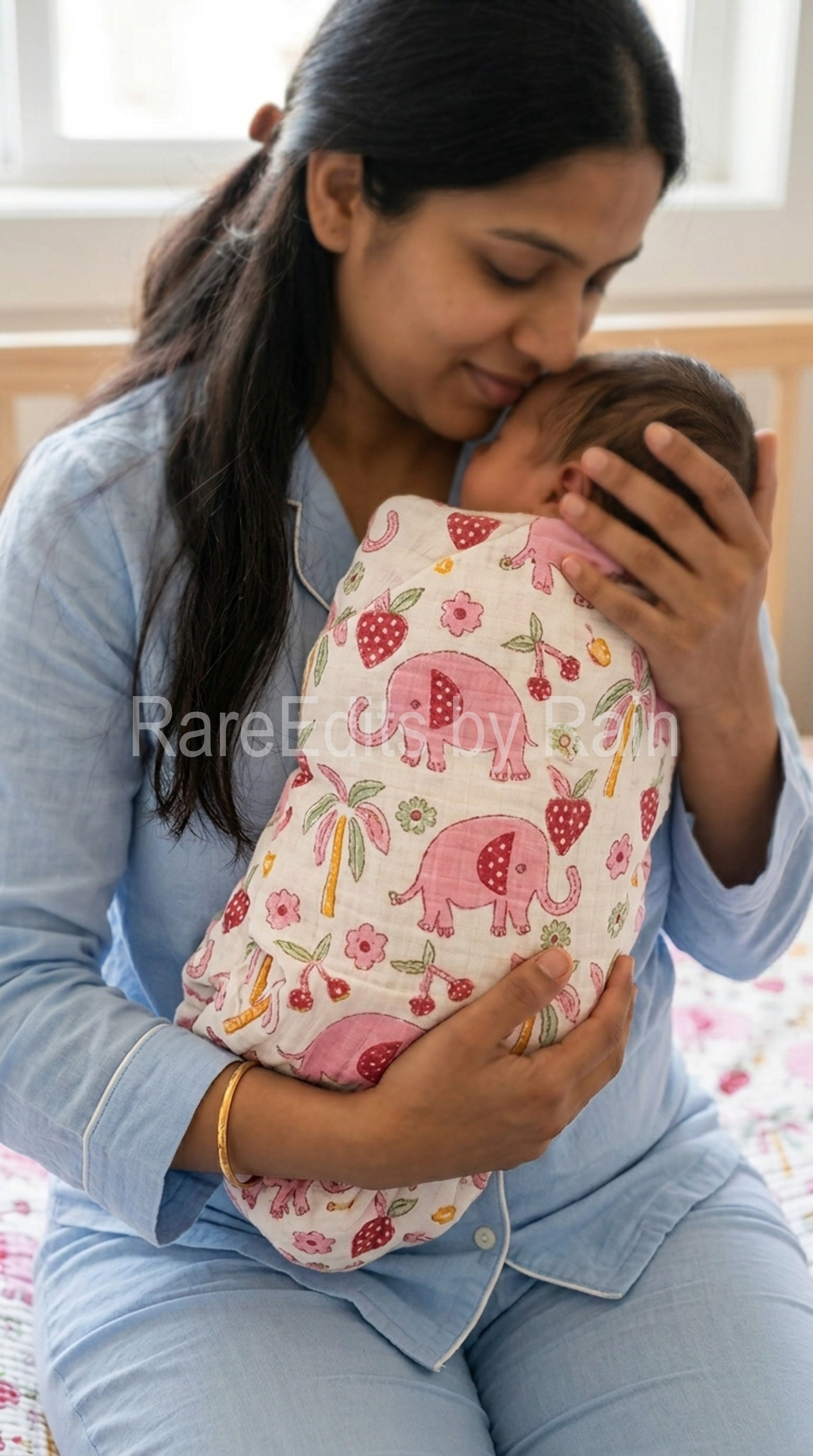 HB05 Handblock Baby Swaddles