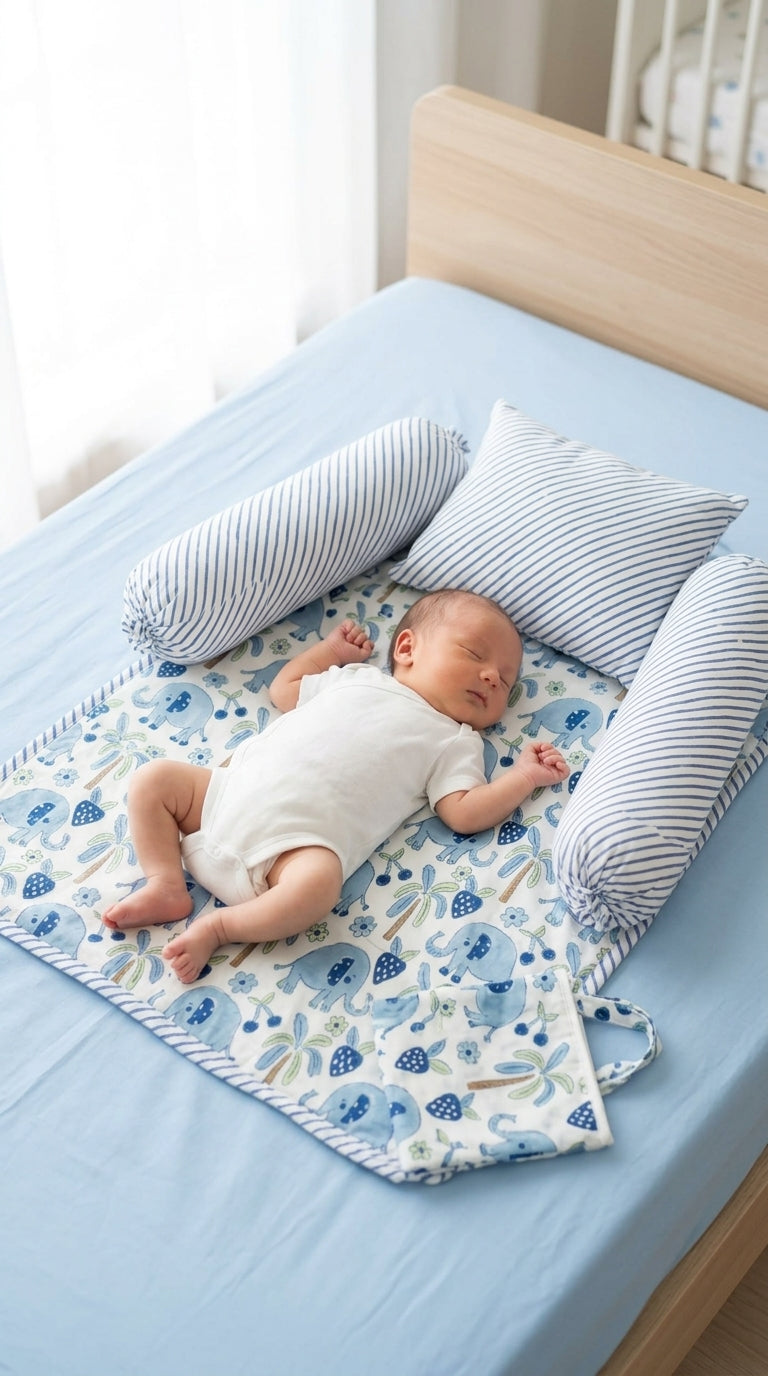 HB01 Handblock Baby bedding set