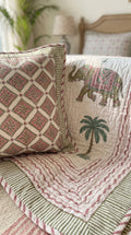 BC02 -Reversible Quilted Cotton Bedcover Set