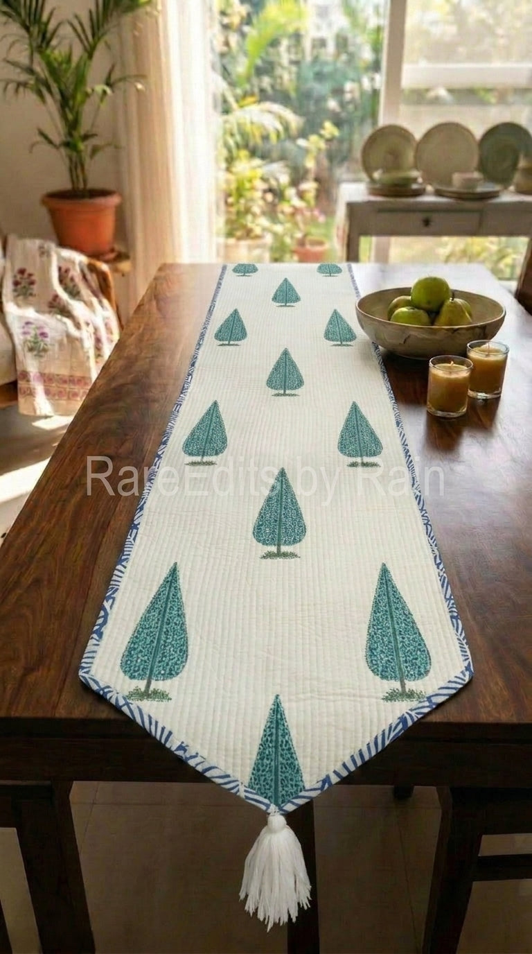 TR01- Premium Handblock  Double sided Runner