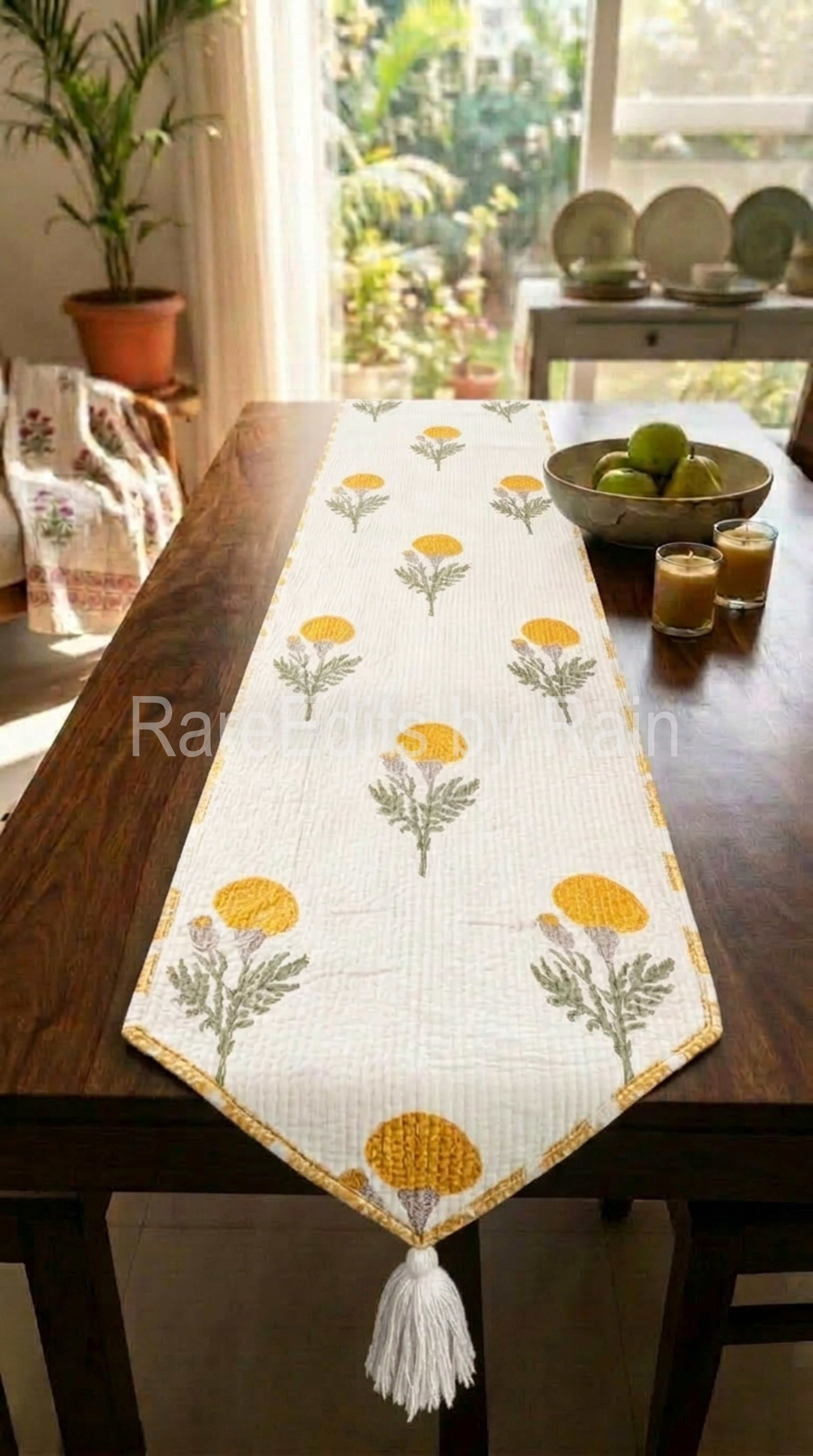 TR02- Premium Handblock  Double sided Runner