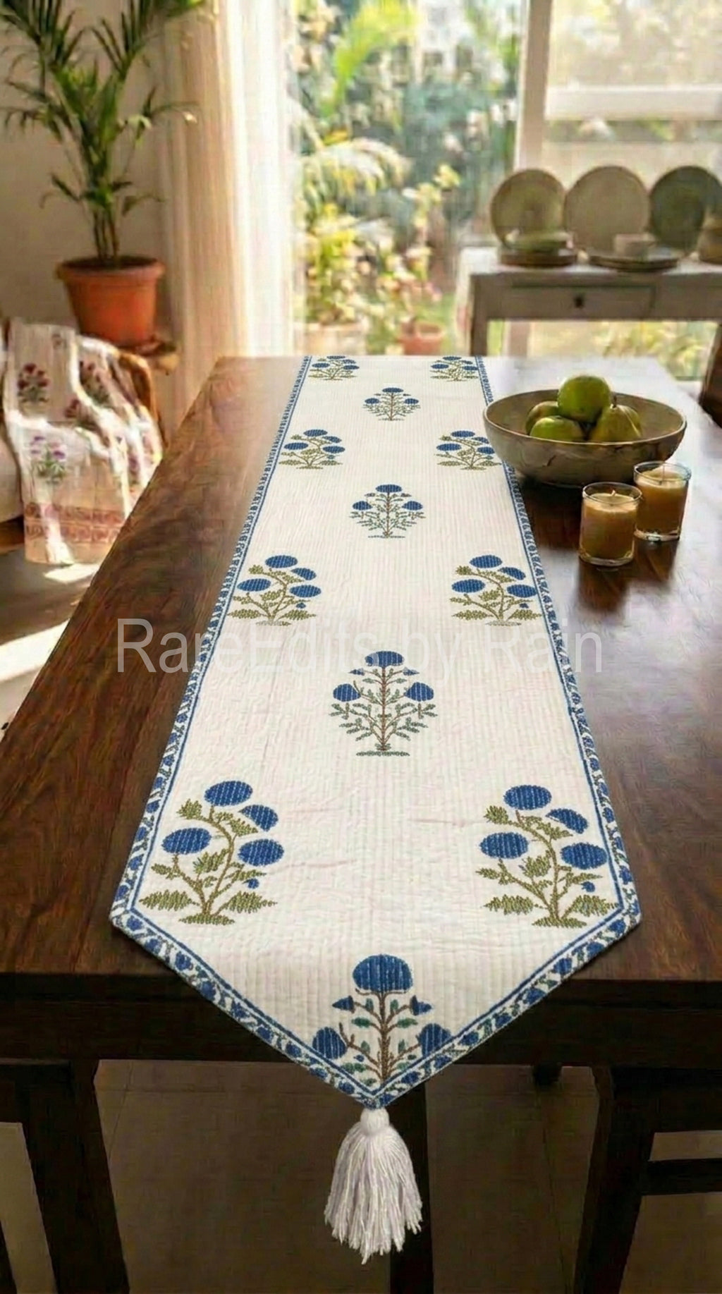 TR04- Premium Handblock  Double sided Runner